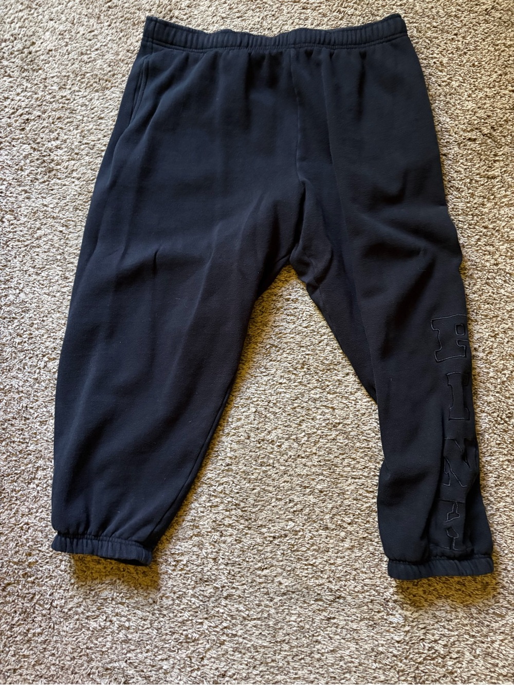 PINK Victoria's Secret Kids Black Fleece Joggers